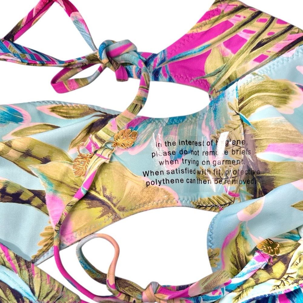 Tommy Bahama Sun Kissed Tropics Reversible String Bikini Bottom - Picture 15 of 16